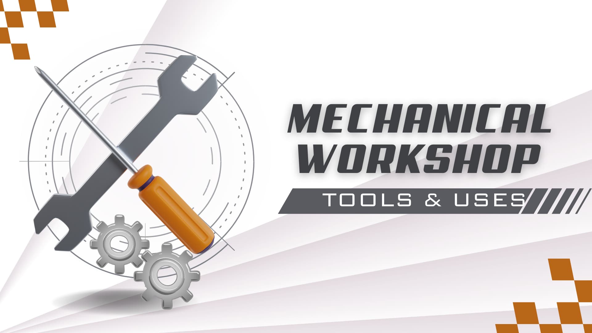 Mechanical Workshop Tools Banner