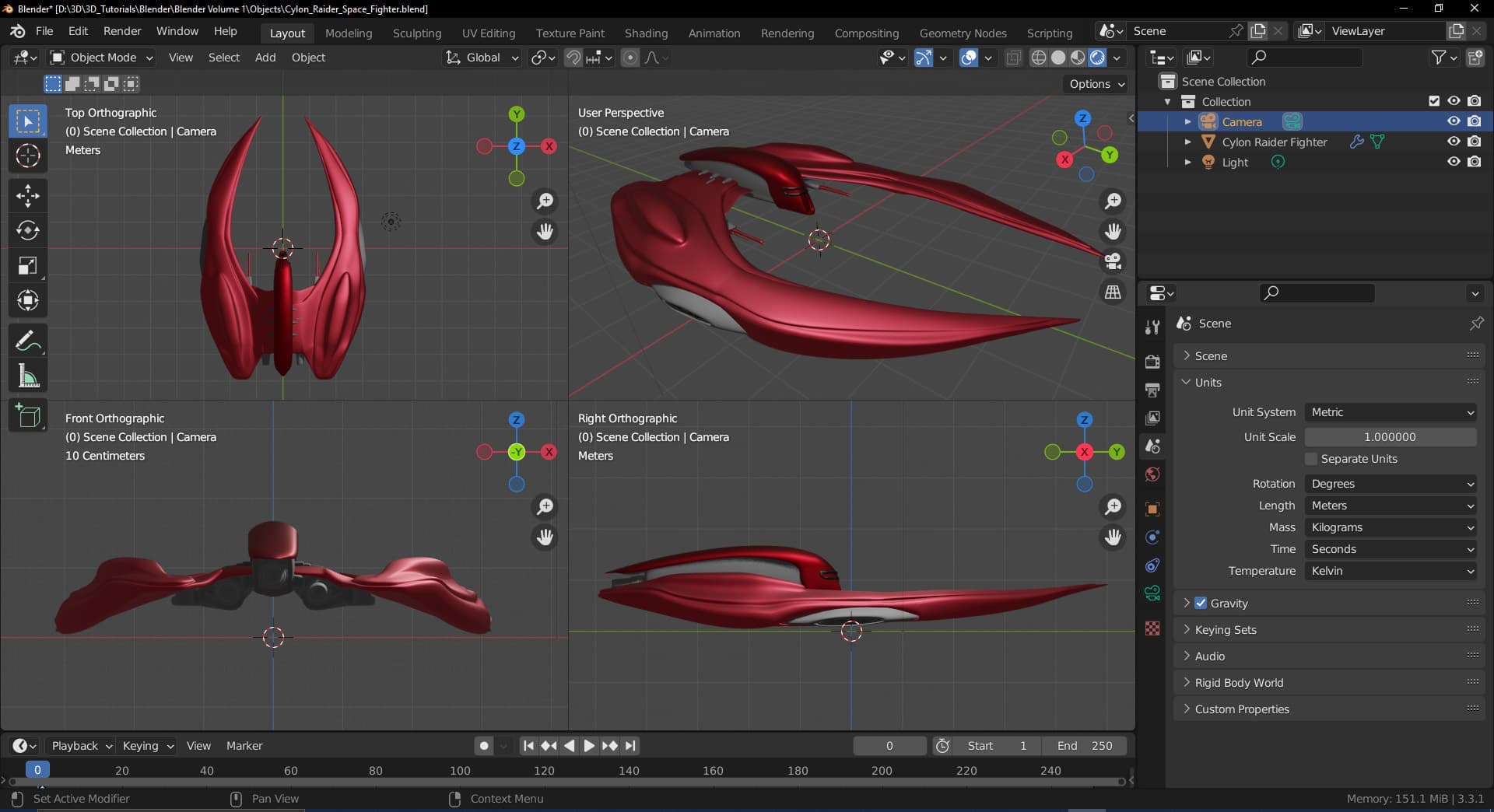 Blender interface showing 3D modeling tools — Pakistan 2025