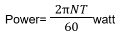 Power in S.I
