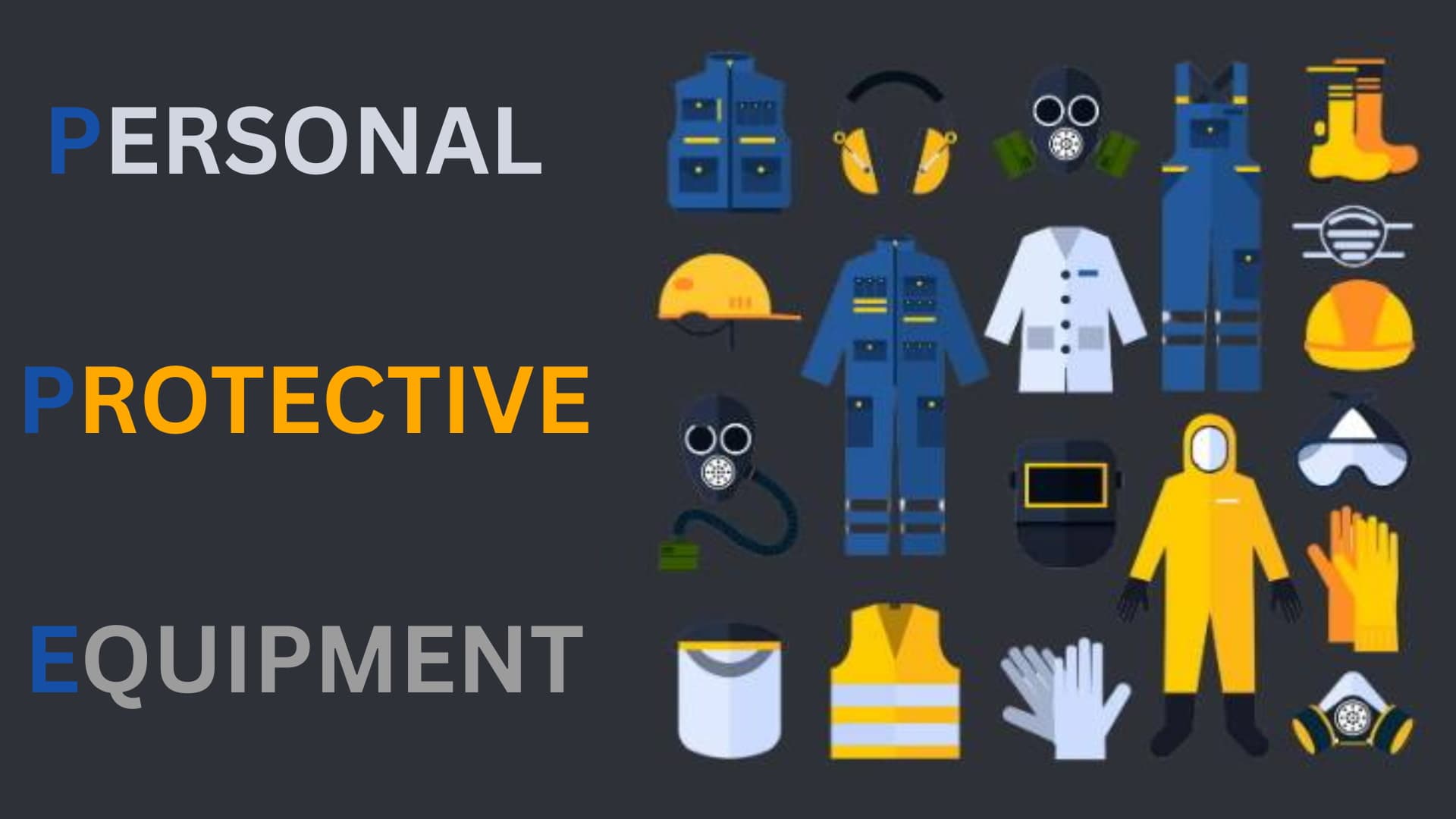 Personal protective equipment in mechanical workshop