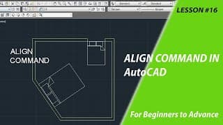 Thumbnail for Align Command in AutoCAD