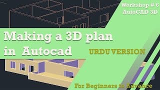 Thumbnail for 3D Floor Plan in AutoCAD