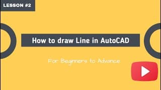 Thumbnail for How to Draw Line in AutoCAD?