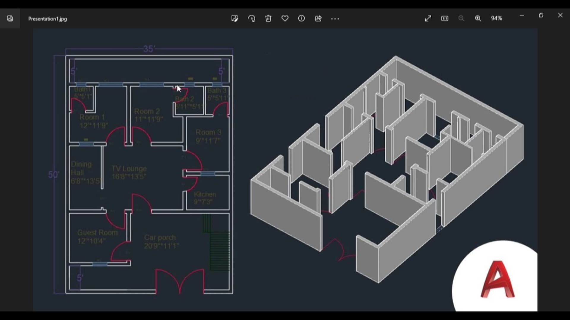 AutoCAD 2D and 3D design examples
