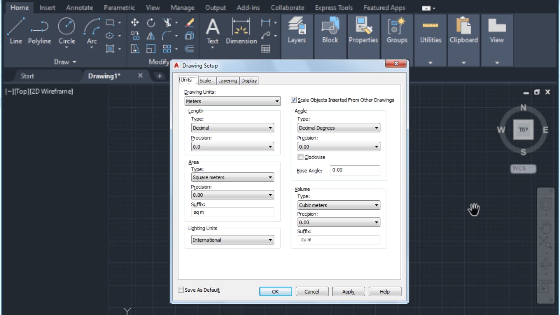AutoCAD post installation setup