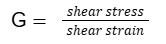 Shear Modulus